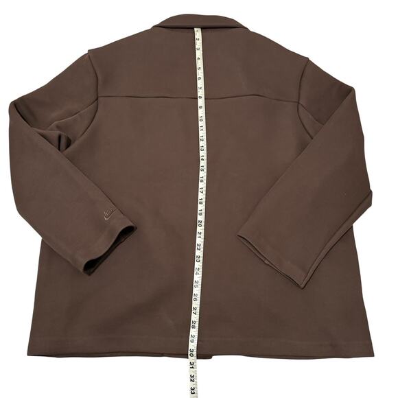 Nike Tech Fleece Shacket Oversized Fit Brown Jacket FZ7566-237 Men's Size Large - Picture 7 of 11